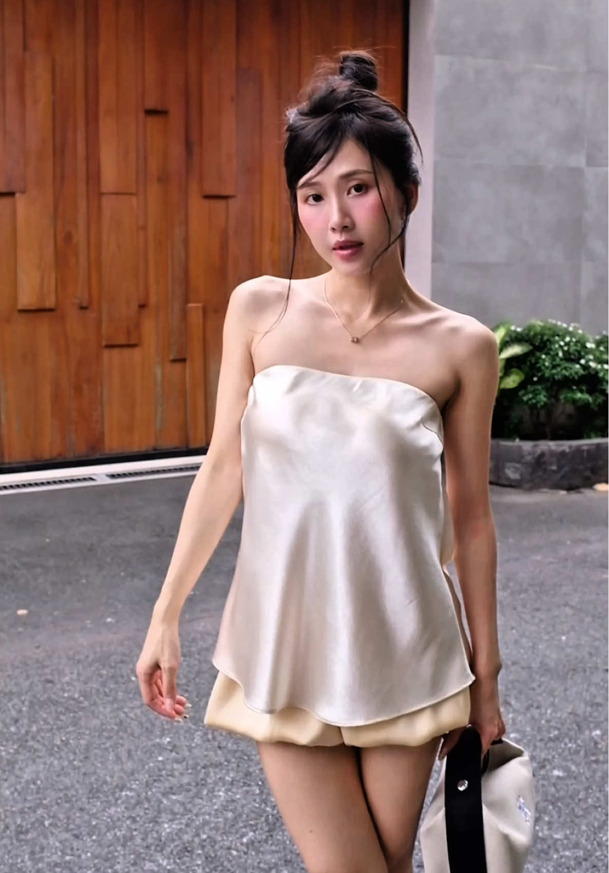 Set lụa mới xinh quá 🥹🥹🥹 #xuhuong #vintagegout #lụa #silk 