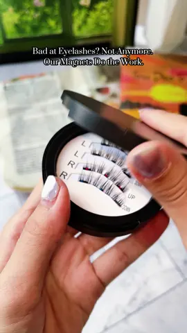 👀how to use magnetic eyelashes?#lashextensionkit #magneticeyelash #fyp