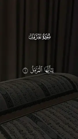 سورة المزمل🤍🎧 #قران #قران_كريم #ALLAH #fyp #اللمر صلى على _تبعنا - محمد@★彡حہٰمزة彡★🦅  