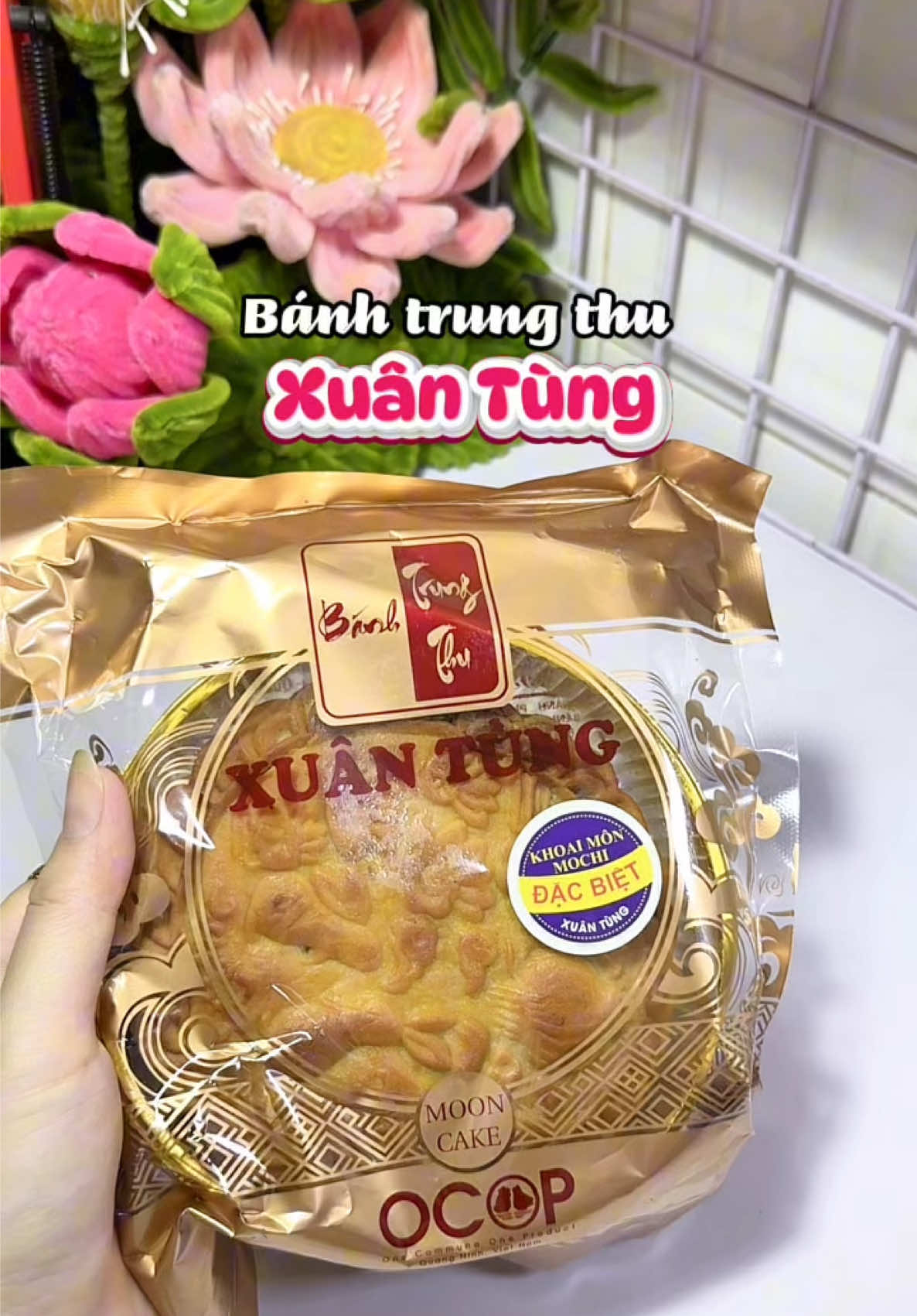 Bánh trung thu khoai môn mochi trứng muối của nhà Xuân Tùng siu to, chỉ hơn 40 cành thôi à. ngon lém lun í #banhtrungthu #banhtrungthukhoaimontrungmuoi  #trungthu #xuhuong #tettrungthu 