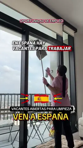 Oportunidad única de empleo!! Ven a trabajar a españa #españa #madrid #zaragoza #valencia #latam 