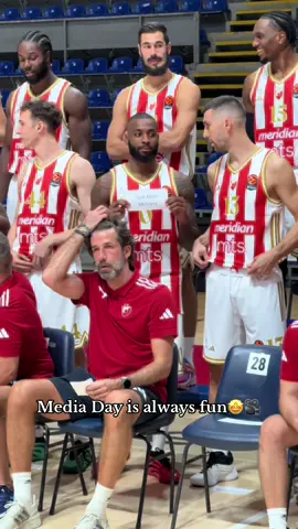 @kkcrvenazvezda ready for 2025-26 season🔜 #basketball #euroleague #mediaday #culture 