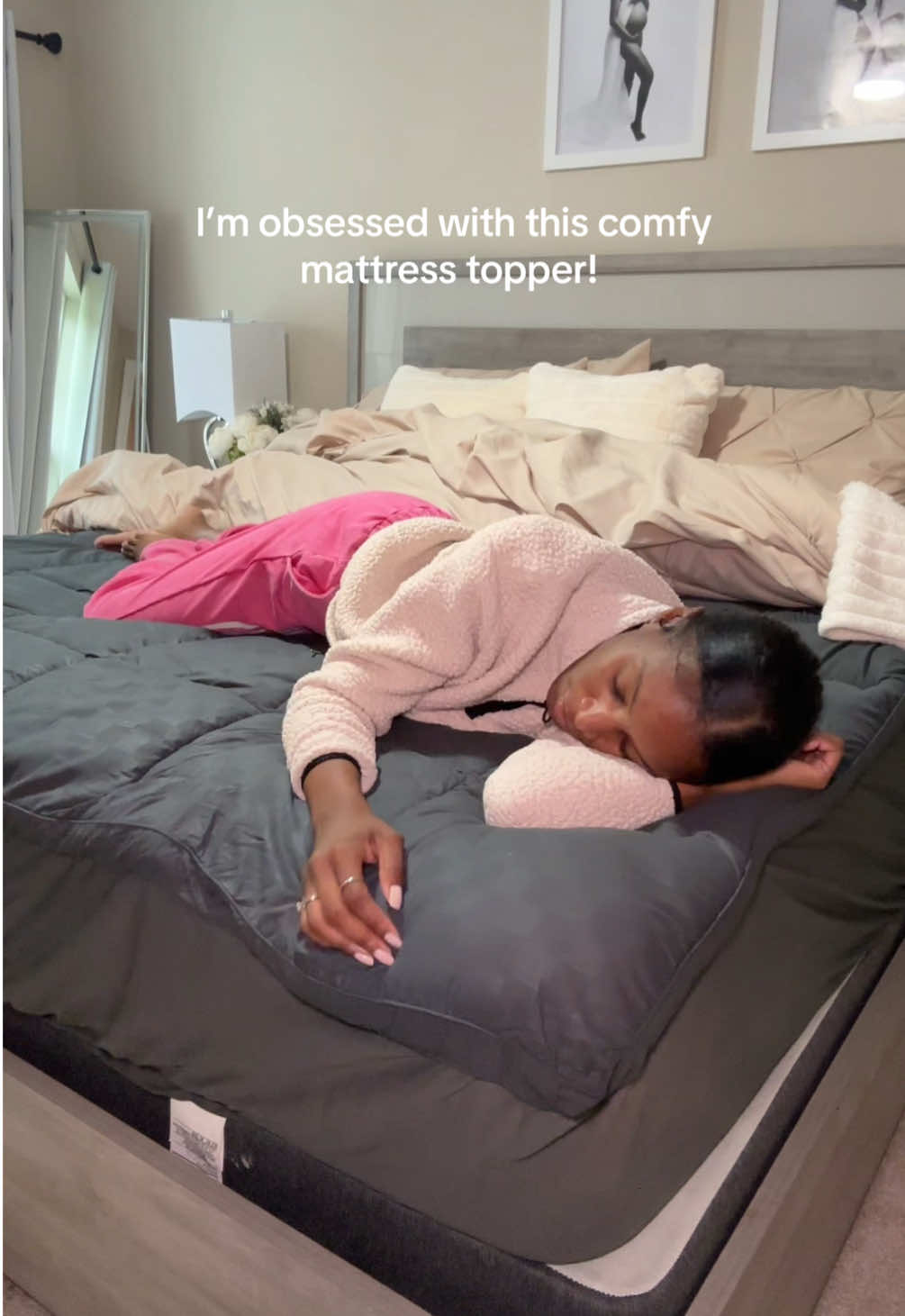 this mattress topper is comfy and leakproof and on an amazing sale! #mattresstopper #bedding #soft #tiktokshopblackfriday #tiktokshopcybermonday 