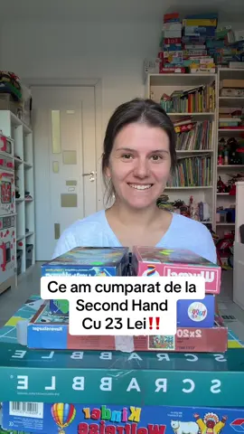Am cumparat 2 plase cu 23 lei! Jocuri de aocietate pentru copii cat si adulti si alte lucruri! Mai are rost sa va spun ca iubesc Second Hand-ul? #mamicipetiktok #secondhandshop #secondhandfinds #haul #albaiulia 