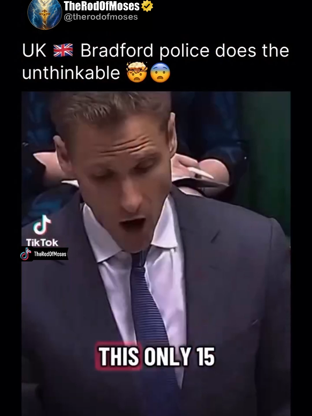 UK 🇬🇧 Bradford police does the unthinkable 😨😡 #UK  #Islamic 👉Follow for more👉 @therodofmoses Disclaimed for TikTok removing my post “Fact-Checker”: this post is merely a viewpoint/opinion/theory/satire and should not be construed as a statement of fact. Nor am I giving any advice. Copyright Disclaimer under section 107 of the Copyright Act of 1976, allowance is made for “fair use” for purposes such as criticism, comment, news reporting, teaching, scholarship, education and research. This is posted for educational purposes only. This is raising awareness. I do not endorse or condone violence or hate speech.