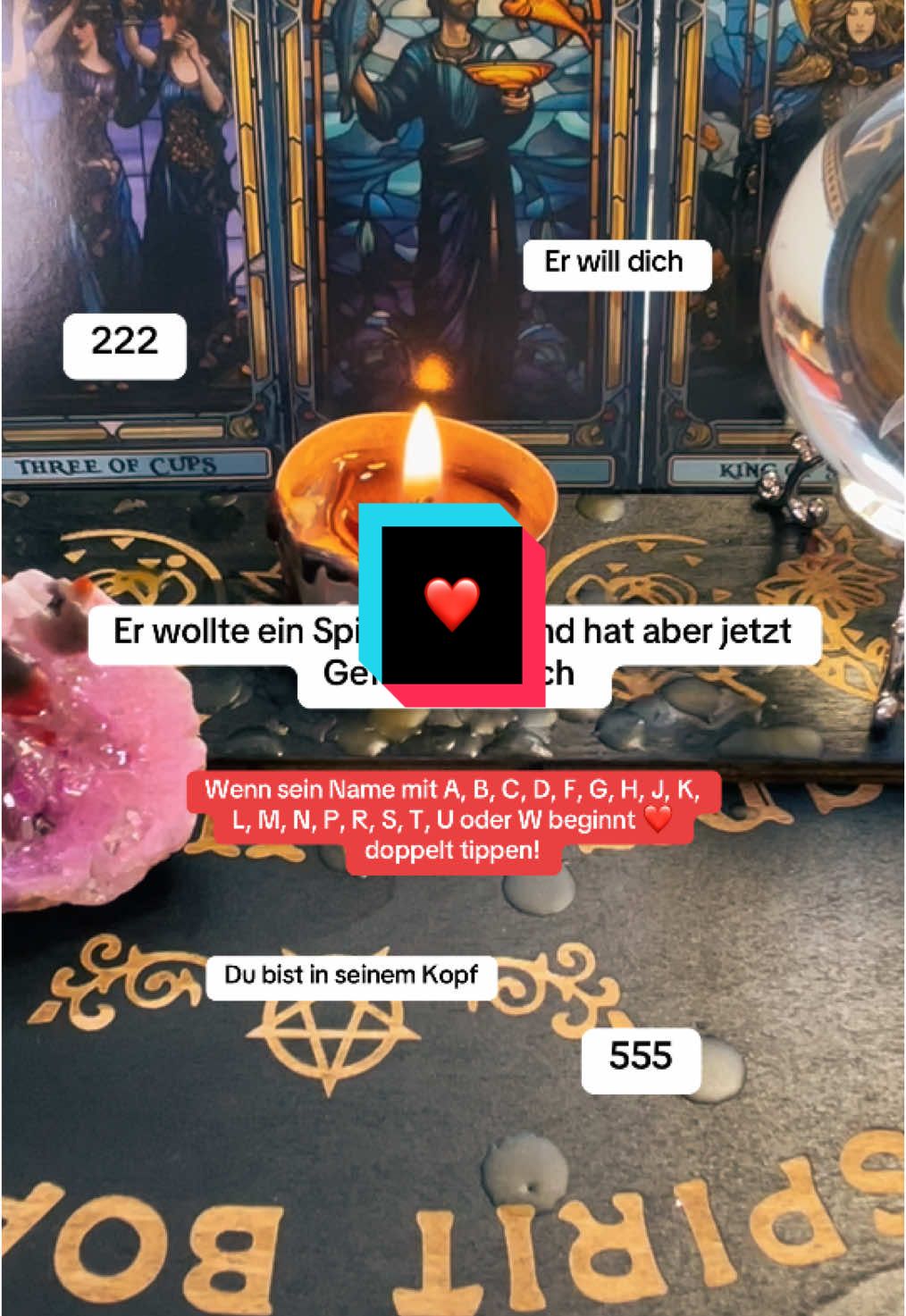 Private Legungen unter Link in Bio #kartenlegen #tarot #liebeskummer 