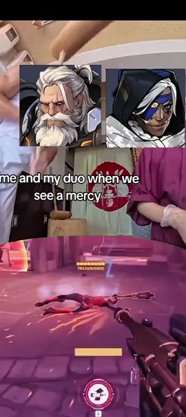 just hit different  #reinhardt #overwatch #anaamari 