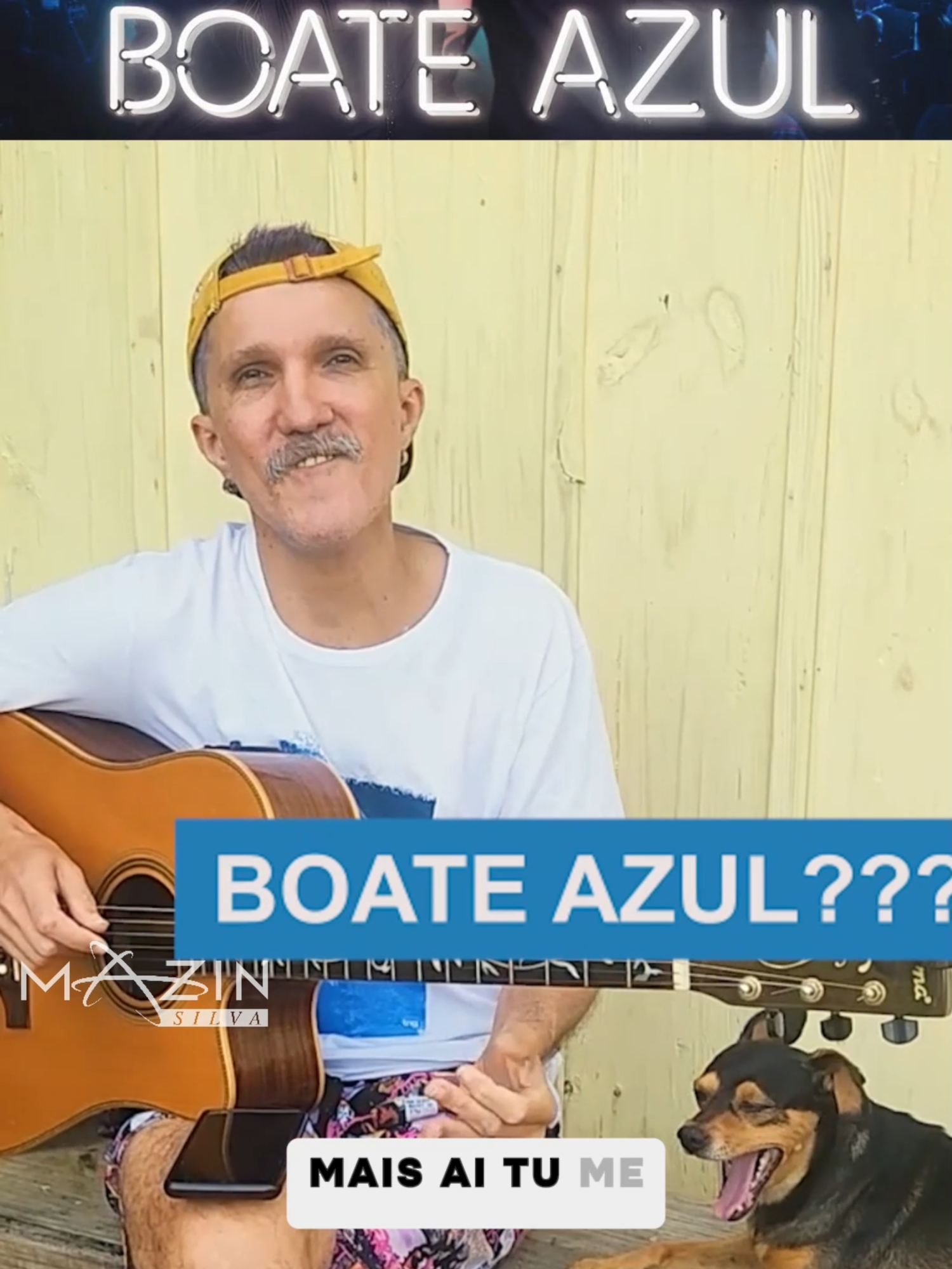 Boate azul ???Quer aprender violão do zero comigo?Link na bio!