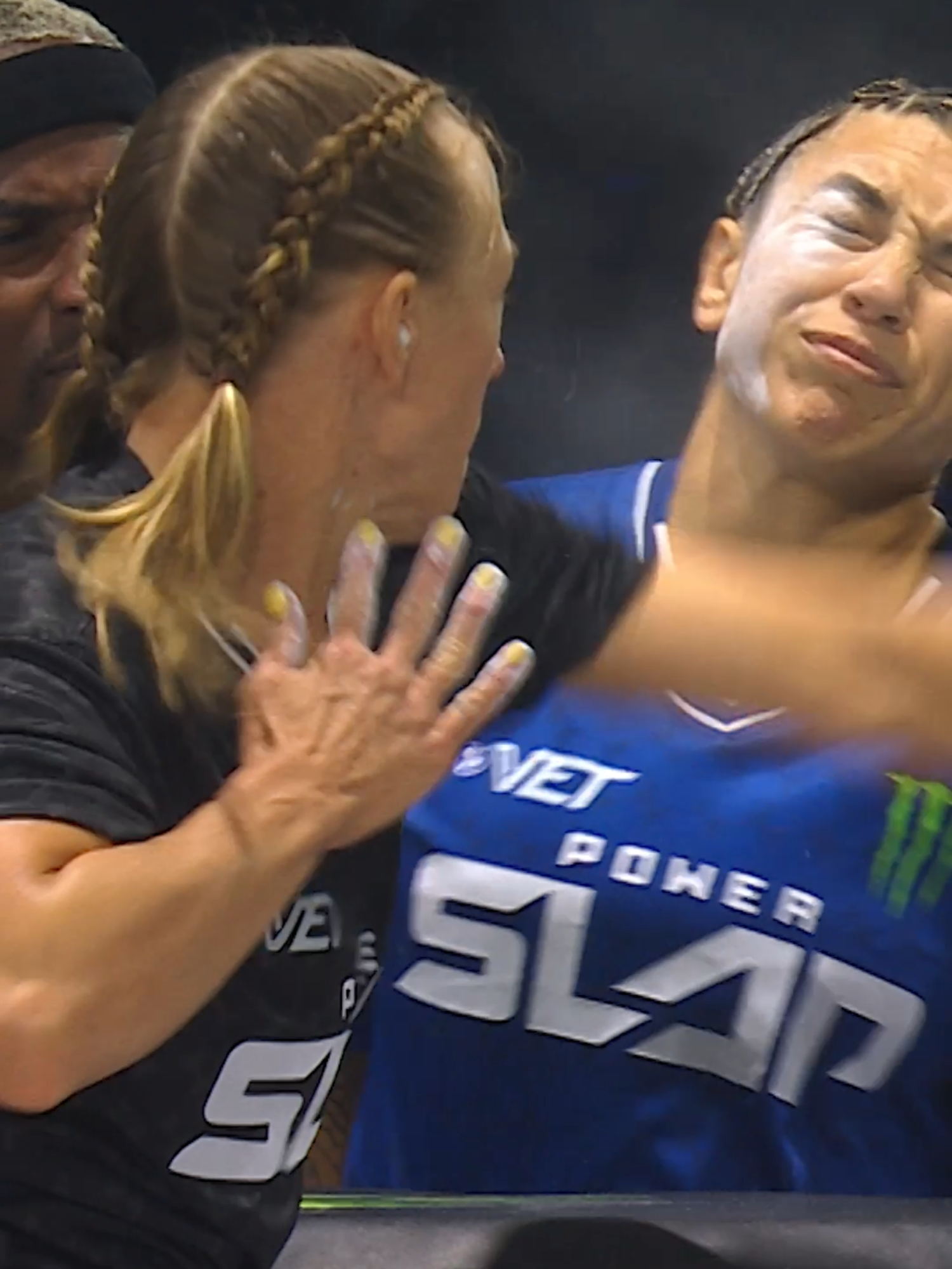 Emily and Tyler went at it down in New Orleans ⚔️ Watch the full match now on our YouTube 📺 [ $VET #PowerSlap15 | Fri Oct 3 | 9p ET/6p PT | Live on YouTube | Tix available at link in bio 🎟️ ]