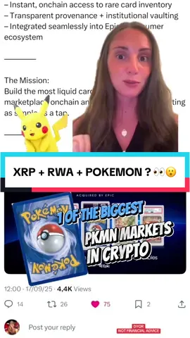 Have you heard about this RWA crypto project ? 👀🔥 #crypto #xrp #ripple #pokemon #ethereum 