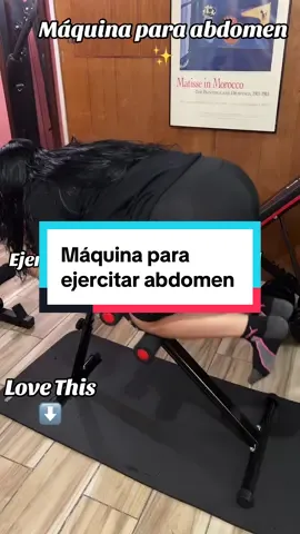 Máquina para abdominales no ocupa mucho espacio y es súper fácil de guardar #abmachine #abmachine #ejerciciosencasa #abworkout #ejerciciosencasa 
