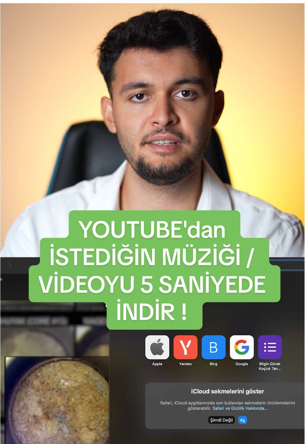 YOUTUBE'dan 5 SANİYEDE MÜZİK / VİDEO İNDİRMENİN YOLU !🔥🚀 #teknoloji #ios #iphone 