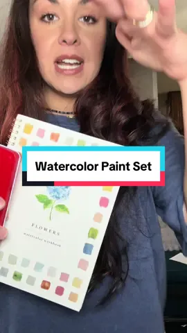 Perfect gift for the budding artist in your life 🖌️✨ This watercolor paint set comes with paints, brush + a guided flower workbook 🌸 So fun, creative, and on sale right now! 👀 #tiktokshopcreatorpicks #tiktokshoprestock #superbrandclub #viralontiktokshop #watercolorset 