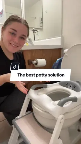 Yes my toddler was able to move it from the potty to the sink on his own #pottychair #pottytraining #pottytraininingmama #pottytraininghacks 