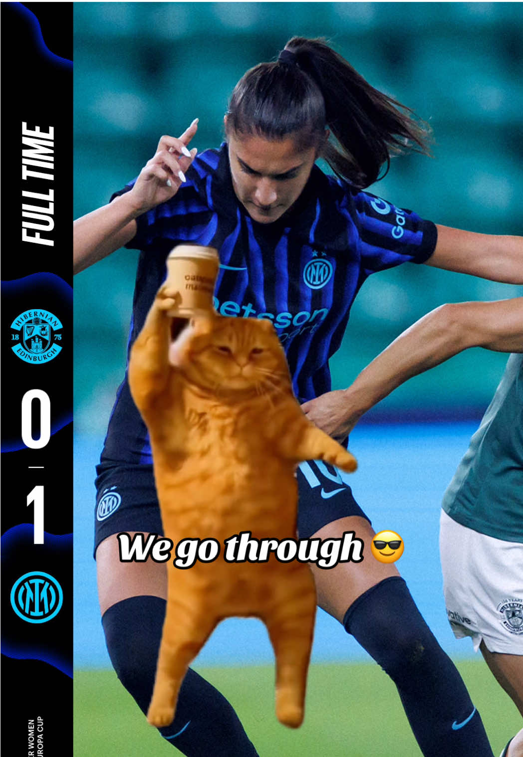 Chill and wait for the next #UWEC round ☕️ #ForzaInter #InterWomen  #HibernianInter