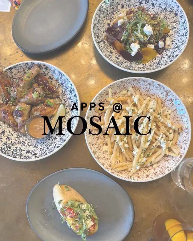 Saturday brunch at Mosaic in Redding did not disappoint ✨🥑🥗🍟🍓. We shared a little bit of everything — creamy avocado toast, a vibrant roasted beet salad, the crispiest shoestring fries, and their Thai strawberry wings (sweet, tangy, and so addictive). Every bite felt fresh, thoughtful, and made to savor. What I also love about Mosaic is the setting — tucked close to Turtle Bay, surrounded by trees and nature. It feels like the perfect little weekend escape where great food meets a stunning backdrop. If you’re in Redding and haven’t been, put this spot on your list. 🌿🥂 #brunchtime #californiabrunch #foodieadventures #reddingca #WeekendVibes