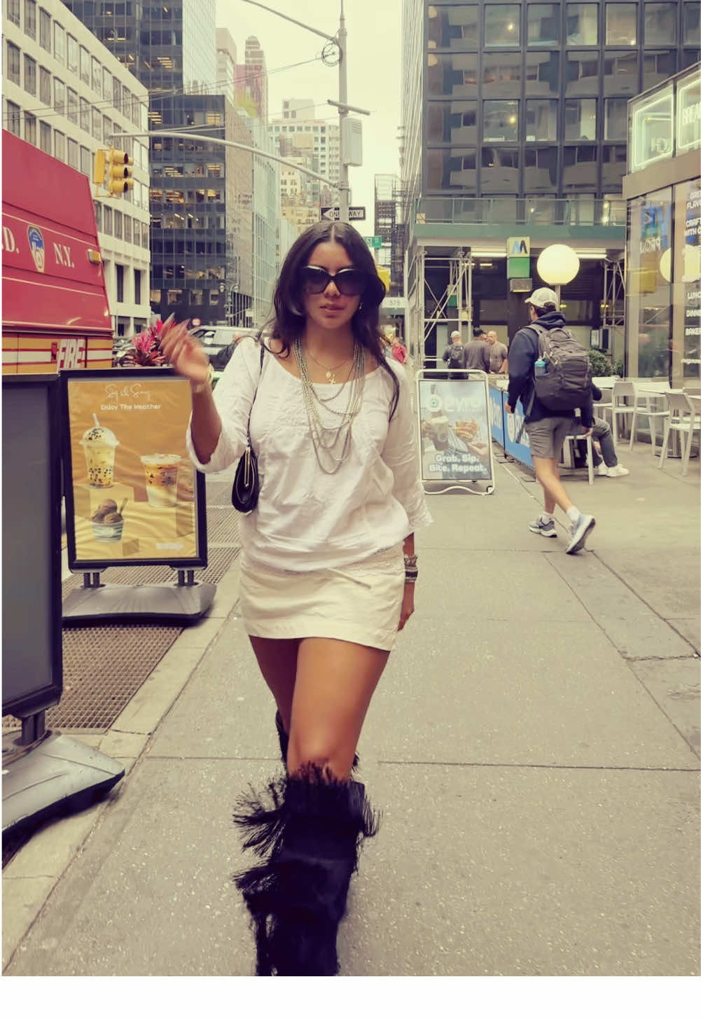 the rain stopped so i could make this #fyp #bohorockchic #outfitinspo #addisonrae #nyc 