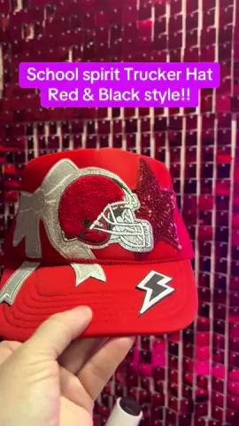 More trucker hat fun! We’ve got spirit yes we do! #truckerhat #tailgate #mascot #football #crafttok 