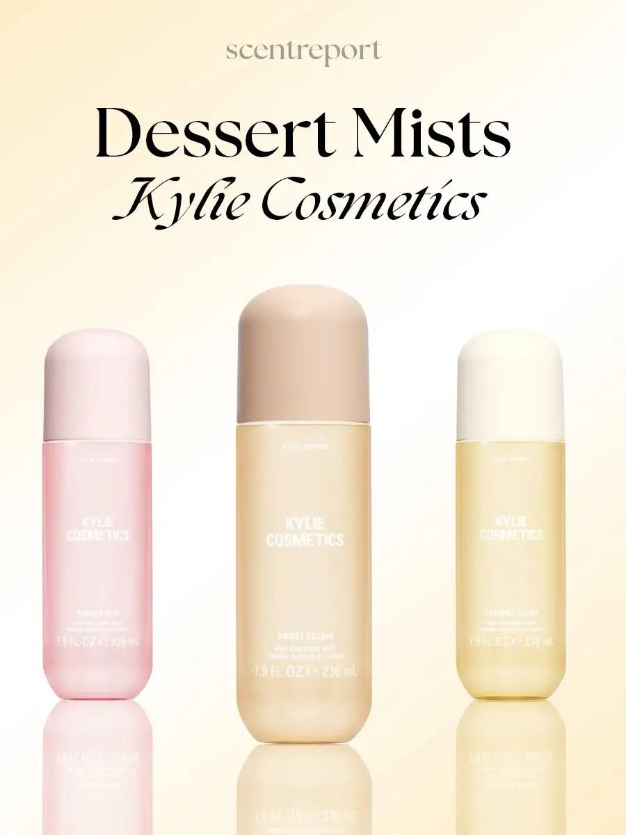 Kylie Cosmetics will be releasing three new dessert-themed body mists on 9/23👀👀 #perfumetok #perfume #fragrance #kyliecosmetics 