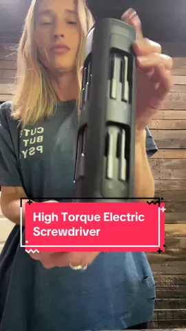 He snatched this from me as soon as I received it! He was highly impressed! #tools #electricscrewdriver #diyprojects #screwdriverset #torque 