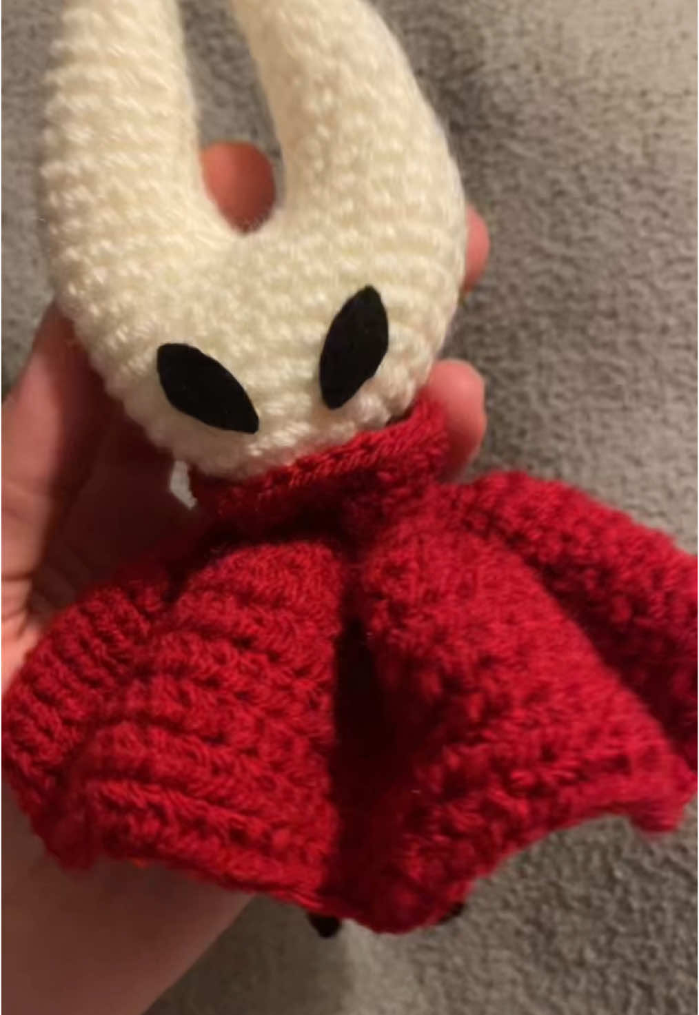 she’s gonna get her arms don’t worry😔 #hornet#silksong#hollowknight#crochet#SHAW#teamcherry#fyp