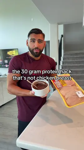 30g protein hack 💪🏼 #oats #oatmeal #proteinoats #protein #highprotein