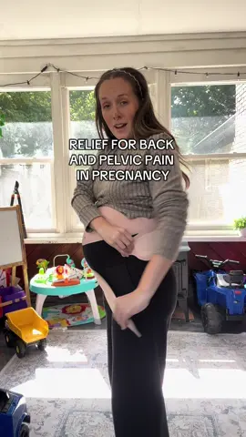 Effective relief for back pain and pelvic pain during pregnancy. #pelvicpain #backpain #pregnancymusthaves #pregnancy #pregnantlife 