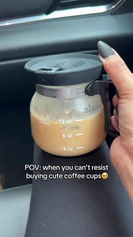 How cute is this freaking coffee cup!? Did I need it absolutely NOT did I want it absolutely YES🤩☕️ #coffeecup #coffeecups #cutecoffeecup #coffeeaddiction 