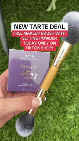#tartecosmetics #settingpowder #makeupbrush #tartedeals 