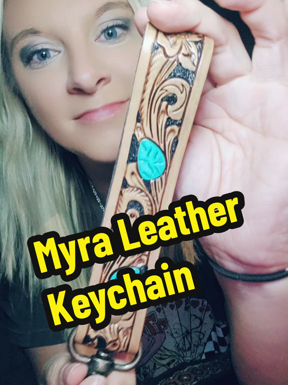 Myra Leather Tooled Keyfob 🔥 Super cute and the detail on these is      amazing! Simple but the perfect touch !  #myrakeychain #keyfob #keychain #westernfashion #leatherkeychain  keychain  key fob Myra  Western fashion  Western bags Western accessories  keychains  leather tooled keyfob 