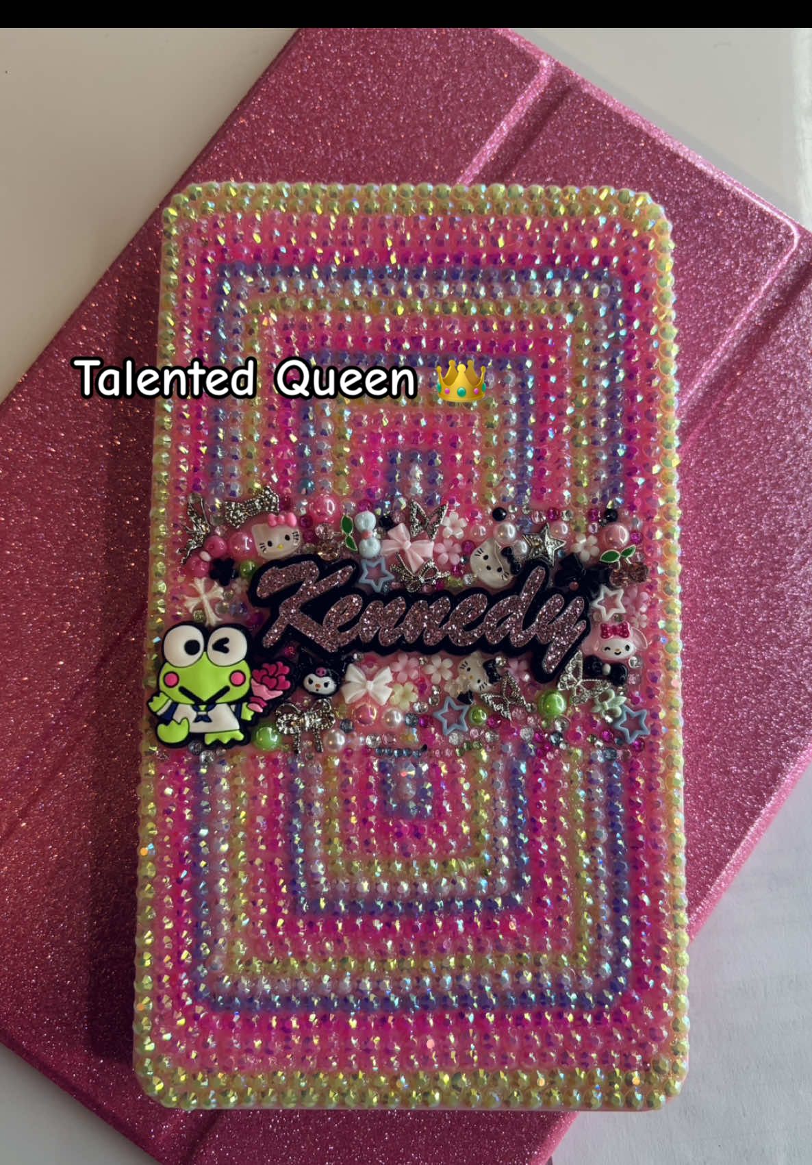 Idk, it was a fun project #fypage #tiktokshop #lashclusters #DIY #bedazzled 