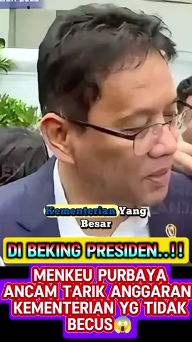 Menteri Keuangan Purbaya Ancam tarik Anggaran dari kementerian yg tidak becus #menkeupurbalingga #gebrakanpurbaya