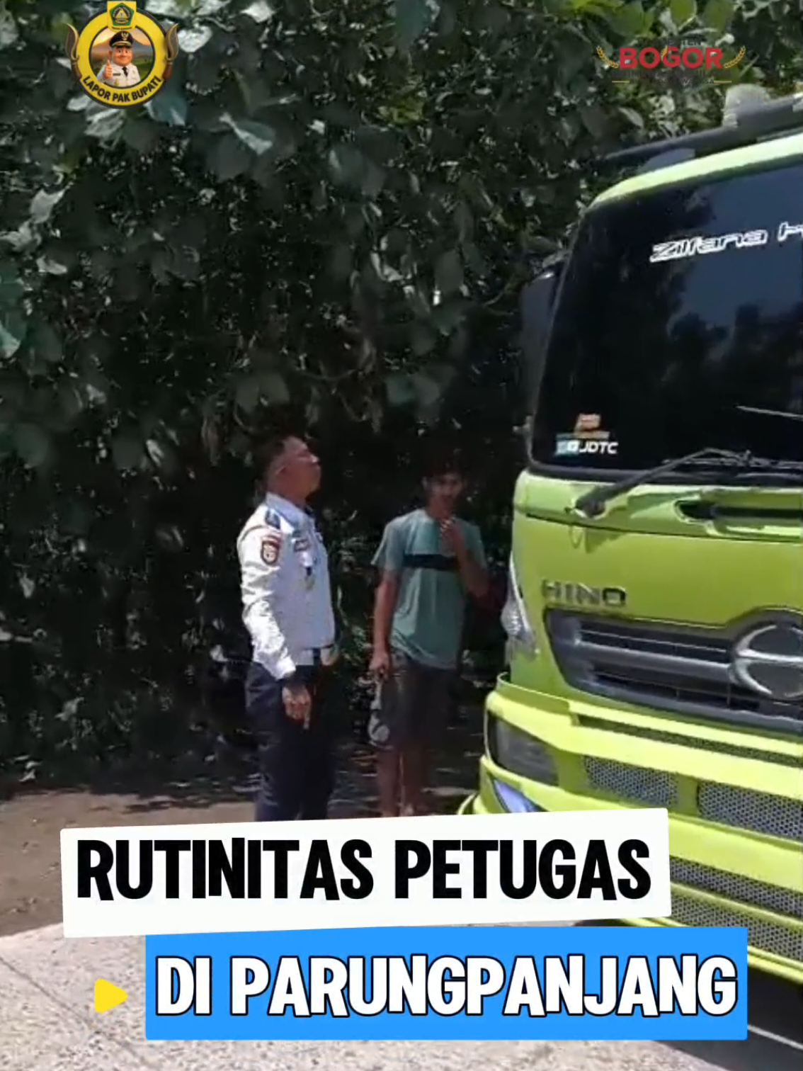 Semangat terus para petugas... Harapan besar masyarakat untuk menghadirkan kenyamanan berlalu lintas ada di pundakmu... Berikan yang terbaik Salam Bogor Istimewa Kuta Udaya Wangsa  #truck #tambang #parungpanjang #rudysusmanto #bupati 