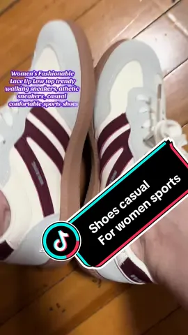 Women's Fashionable Lace Up Low top trendy walking sneakers, athetic  sneakers , casual  confortable  sports  shoes  with  Removable  insoles  soft  lining for daily wear  Zapatillas deportivas con cordones zapatillas para mujer casuales confortables  suaves para uso diario  para correr caminatas y más  #shoes  #shoesfashion   #shoesstyle  #zapatosdemujer   #zapatosdeportivos  