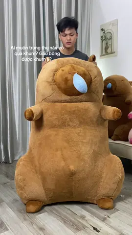 Gấu bông capybara #xuhuong #thunhoibong #gaubong #gaubongcapybara 