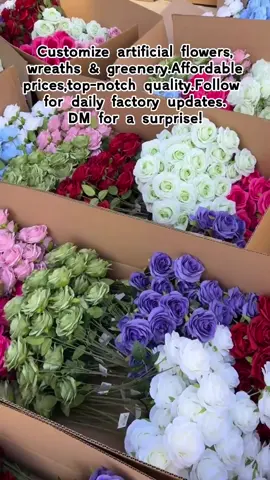 We professionally customize all kinds of artificial flowers/wreaths,topiary,greenery,support OEM/ODM services. If you have any needs, feel free to consult #artificialflowers #simulationflowrs #artificialflowerdecorration #wreaths #arificiaflowergarlands #customization #style #oen #odm #flowers #flower #artificalflowers #ponk #rose #factory #pinkrose #flowershop #tikyok #foryou #fyp #wedding #party