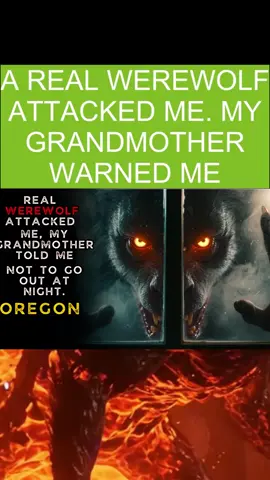 A REAL WEREWOLF ATTACKED ME. MY GRANDMOTHER WARNED ME#hollywood #story #monster 
