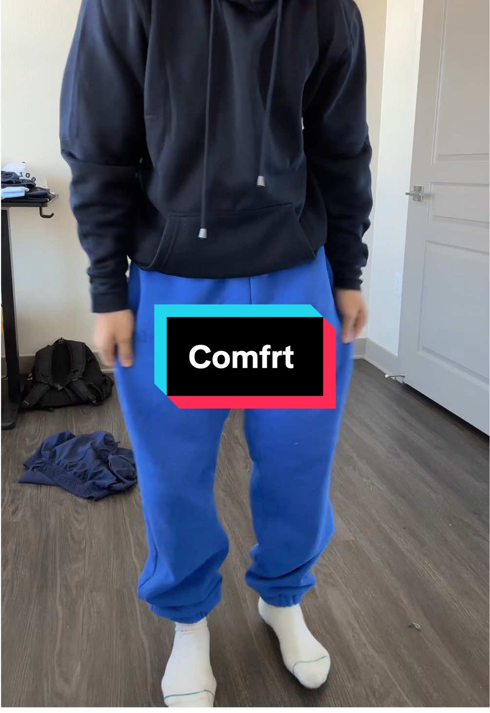 5’8 160 size M #comfrt #baggy #oversized #fleece #sweatpants