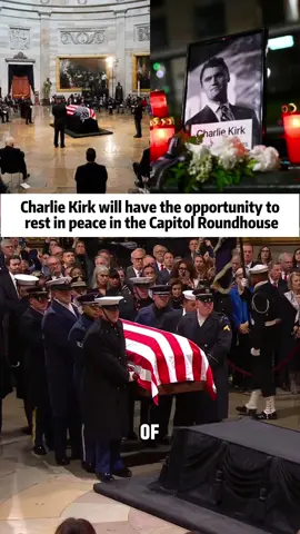 Charlie Kirk will have the opportunity to rest in peace in the Capitol Roundhouse#tiktok #foryou #news #fyp #charlie 