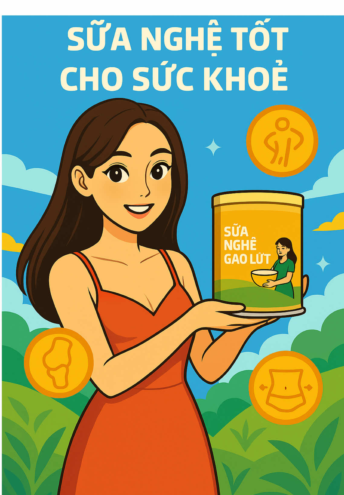 không cần thay đổi quá nhiều mỗi sáng 1 lý sữa nghệ bạn sẽ thấy sự khác biệt #suanghe #suckhoe #xuhuong 