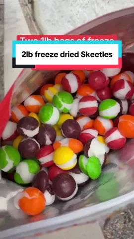 Get it while it’s still this price! #freezedriedcandy #candy #candytok #halloweencandy #candies freeze dried Skeetles candy