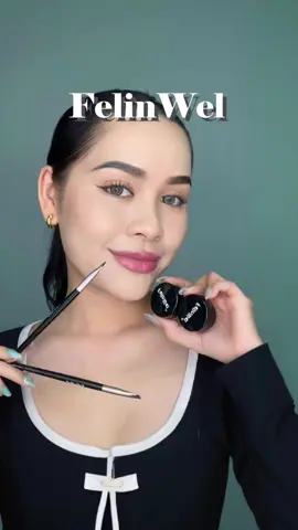 กันน้ำและกันเหงื่อ#felinwel #fyp #Eyeliner #makeup #musthave 