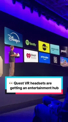 Finding content on your Quest VR is about to get way easier with the Horizon TV hub — and Meta’s teaming up with Disney+, Universal & Blumhouse 👀 📺 #metaconnect #vrheadset #quest3 #techtok 