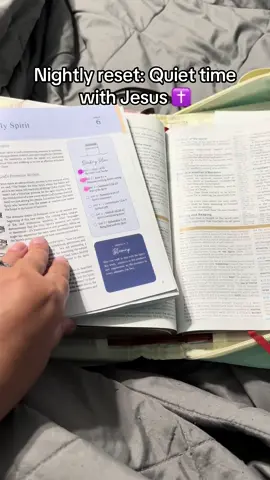Closing out my day the best way I know how—spending time with Jesus. 🕊️ #faith #quiettime #christianmom #Godfirst #faithjourney