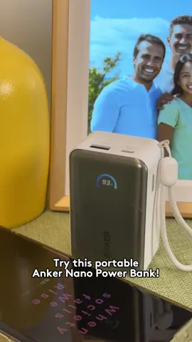 Anker Nano Power Bank, 10,000mah. Great Portable Power Bank, Slim line and lightweight perfect fit for a small bag or Jacket Pocket! 2 Charging Ports & 1 TYPE C charging Lead! Great Powerbank✨ #anker #ankerpowerbank #powerbank #tiktokmademebuyit #smartliving 