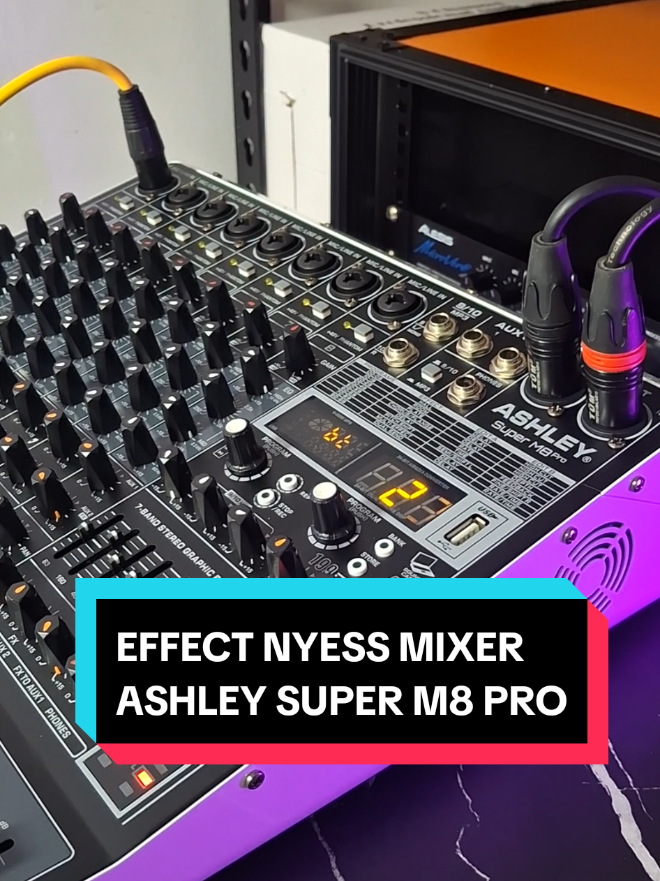 Tes efek vokal mixer ashley super m8 pro krenyess #chryzaudio #ashleysuperm8pro #mixerashley  #mixeraudio #soundsystem