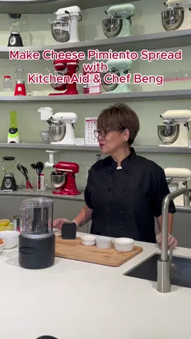 Smooth, creamy, and cordless. Chef Beng makes Cheese Pimiento with the KitchenAid Cordless Hand Mixer. 🧀✨