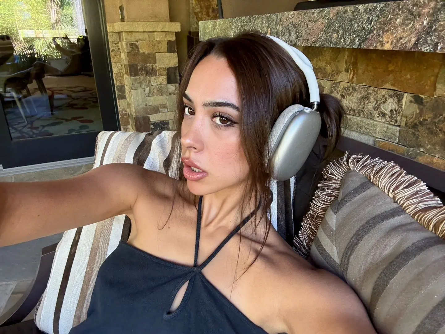 guess what I was listening to #baddie 