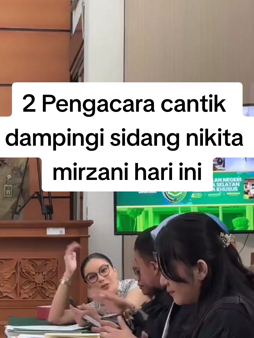 2 Pengacara cantik dampingi sidang nikita mirzani hari ini #fyp #nikitamirzanimawardi_17 #nikitamirzani #nikitamirzanihariini #sidangnikitamirzani 