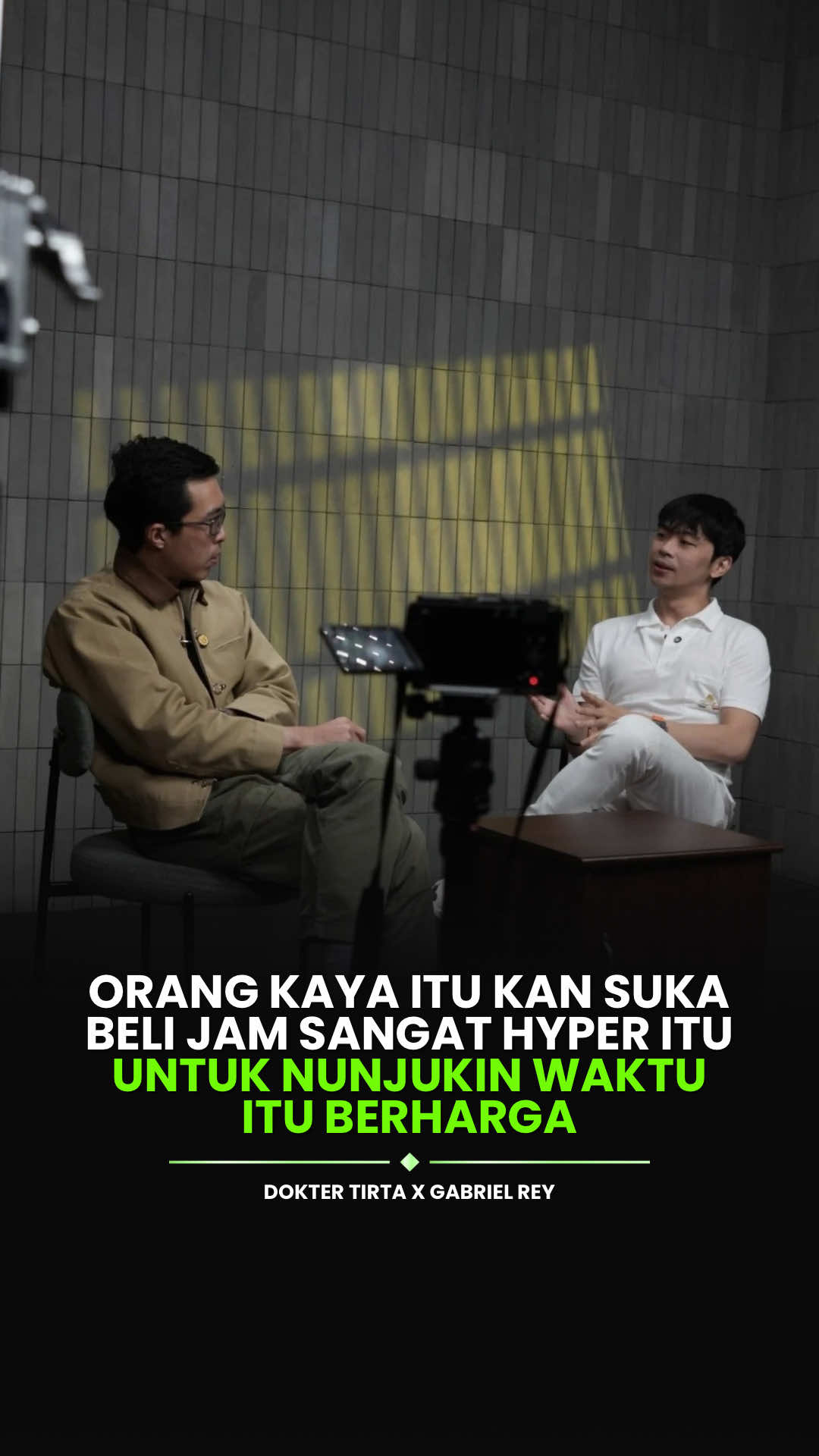 waktu itu sangat berharga #doktertirta #gabrielrey #cryptowave #triv 